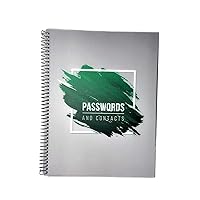 RE-FOCUS Password Book with Alphabetical Tabs 10