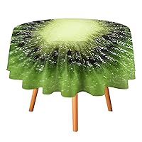Kiwi Fruit Round Tablecloth Washable Table Cover with Dust-Proof Wrinkle Resistant for Restaurant Picnic 36.99