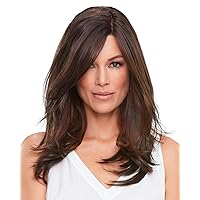 Top Smart 18 (Exclusive) Inch Lace Front & Monofilament Synthetic Hair Toppers by Jon Renau in 12FS8, Length: Long