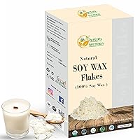 Herbs Botanica Soy Wax Flakes for Candle Making Natural Soy Wax Chips Candle Making Wax Supplies Cup Wax, Scented Candles, DIY Wax Eco Friendly Premium Quality, Clean-Burning Formula 1 lb