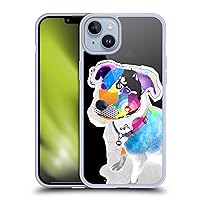 Head Case Designs Officially Licensed Michel Keck Pitbull Dogs 2 Soft Gel Case Compatible with Apple iPhone 14 Plus and Compatible with MagSafe Accessories