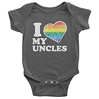 Threadrock Baby I Love My Uncles Infant Bodysuit