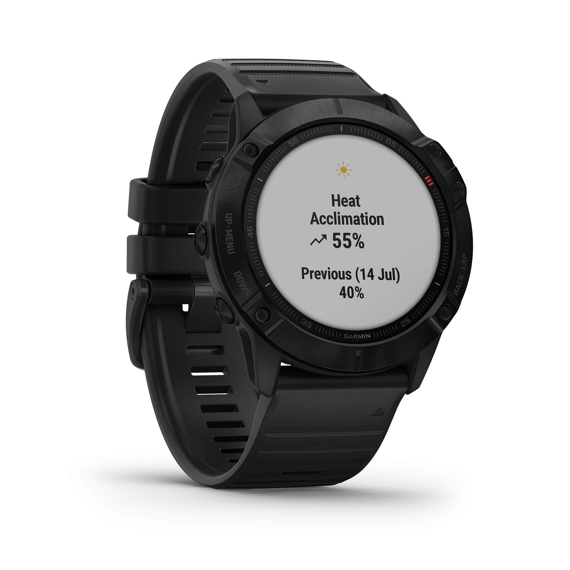 Garmin Fenix 6X pro GPS Watch Black with Black Band