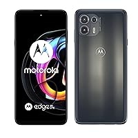 Motorola Edge 20 Lite (6.7 Inch Full HDR+ OLED display, MediaTek Dimensity 720, TurboPower, 108 MP Camera, 5000 mAH Battery, Dual SIM, 128 GB, Android 11), Electric Graphite