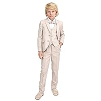 Lilax Boys Formal Suit 5 Piece Outfit Dresswear Suit Set