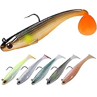 Trolling Lures Saltwater Fishing Lures, Offshore Big Game Lures for Tuna  Marlin Mahi Wahoo Deep Sea Fishing Lures Bait Rigged Squid Skirt Leader  Hooks
