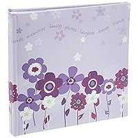 Pioneer Photo Albums 200 Pocket Printed Lavender Blooms Design Photo Album for 4 by 6-Inch Prints