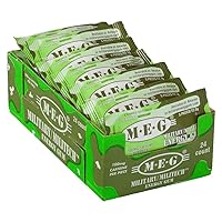 MEG - Military Energy Gum | 100mg of Caffeine Per Piece + Increase Energy + Boost Physical Performance + Spearmint 24 Pack (120 Count)