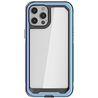 Ghostek Atomic Slim Designed for iPhone 12 Pro Max Case with Protective Metal Bumper Made of Super Tough Lightweight Military Grade Aluminum Alloy, iPhone 12 Pro Max 5G (6.7 Inch) (Prismatic)