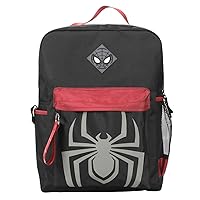 Bioworld Marvel Miles Morales Game Logo And Mask Women's Black Laptop Backpack