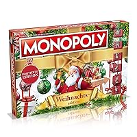 Winning Moves - Monopoly - Weihnachtsedition - Mit Schneemann, Rentier und weiteren Figuren - Alter 8+ - Deutsch