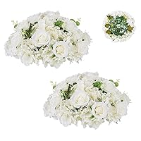 BLOSMON Artificial Flower Balls Wedding Centerpieces 2 Pcs 15.7