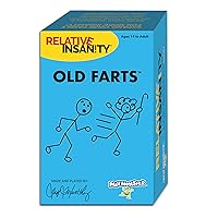 Relative Insanity — Old Farts — Hilarious Party Game Made and Played by Comedian Jeff Foxworthy — Ages 14+ — 4-12 Players
