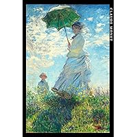 Claude Monet: Mujer con sombrilla. Madame Monet con su hijo. Cuaderno de notas. Design artístico y elegante. (Spanish Edition)