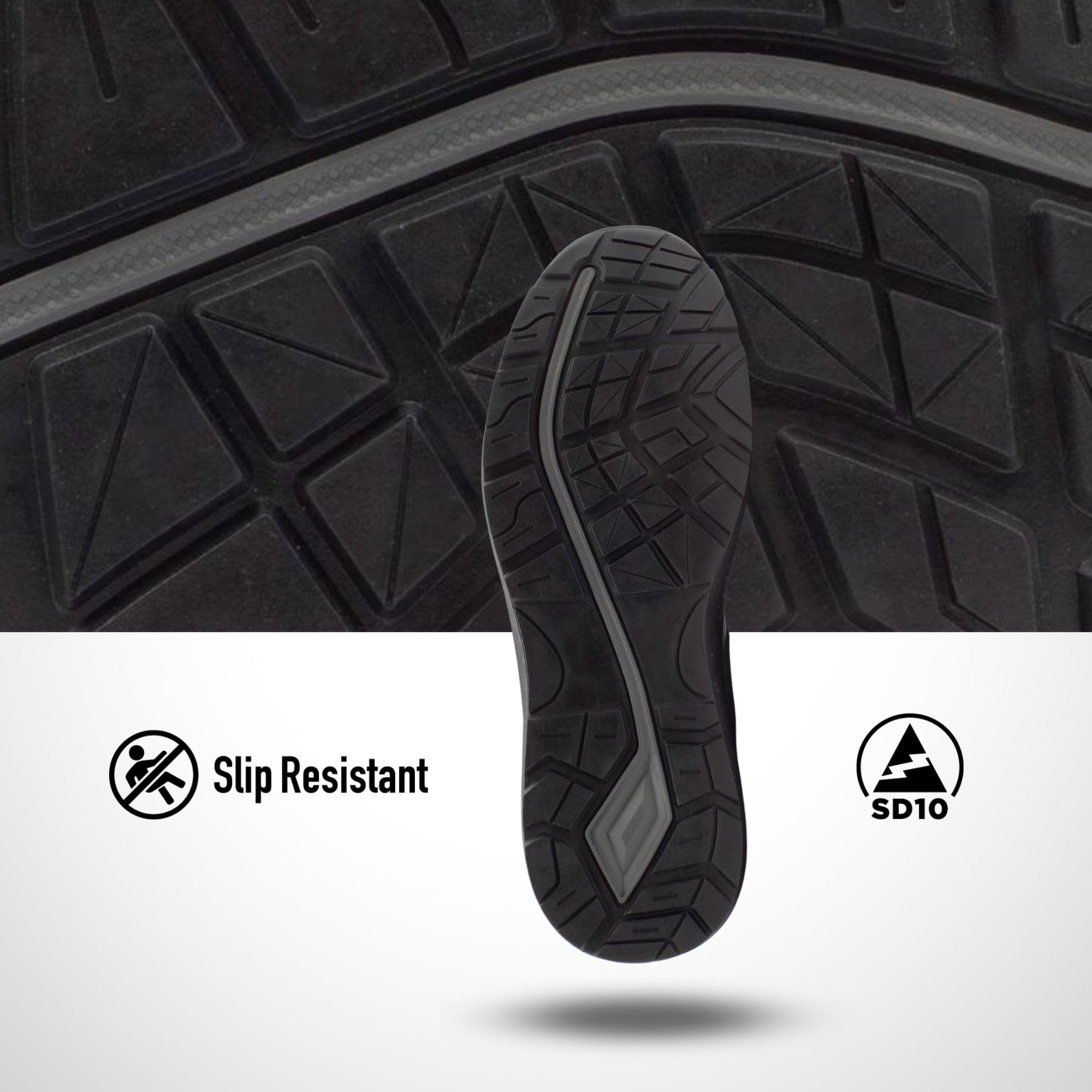 New Balance Men's Composite Toe Logic Industrial Shoe, Cool Grey/Black SD, 12 Wide