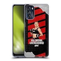 Head Case Designs Officially Licensed UFC Fight Card Valentina Shevchenko Soft Gel Case Compatible with Motorola Moto G (2022)
