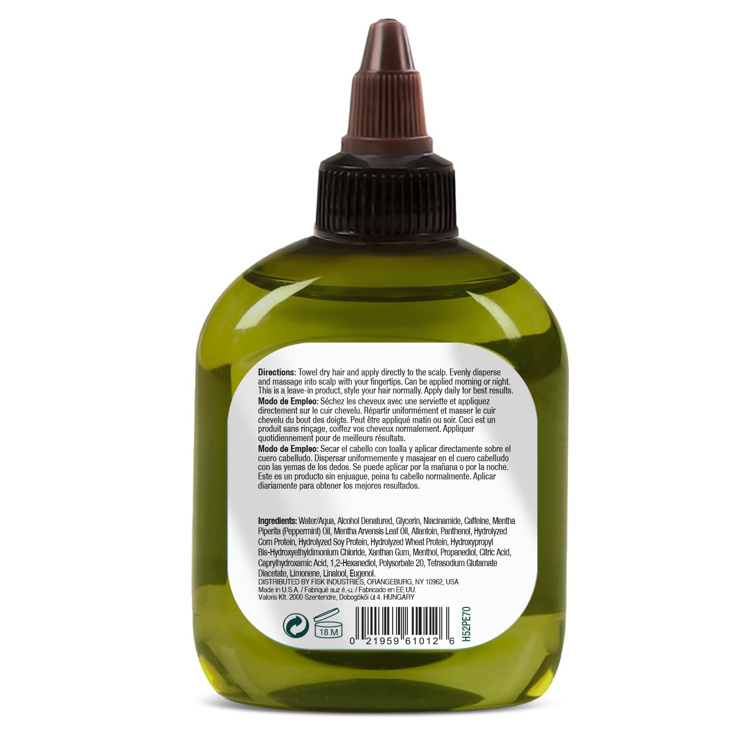 Hair Chemist Peppermint Scalp Stimulator for Dry Scalp & Anti-Itch 7.1 Ounces - Soothing Solution for Scalp