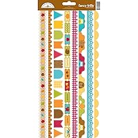 Doodlebug Happy Harvest Fancy Frills 6x12 Border Cardstock Stickers