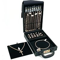 FindingKing Ring Necklace Watch Jewelry Travel Case Storage Box New