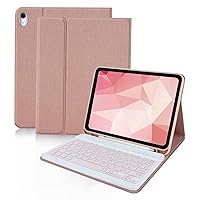 COO Keyboard Case for iPad Air 5th Generation (2022)/ iPad Air 4th Generation (2020)/ iPad Pro 11 (2018), Detachable Wireless Keyboard, Built-in Pencil Holder