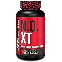 N.O. XT Nitric Oxide Supplement with Nitrosigine L Arginine & L Citrulline for Muscle Growth, Pumps, Vascularity, & Energy - Extra Strength Pre Workout Muscle Builder - 90 Veggie Pills