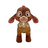 Just Play Disney Wish Walk 'n Talk Valentino Plush Fainting Goat, 11-Inch Stuffed Animal , Sounds and Motion, Officially Licensed Kids Toys for Ages 3 Up