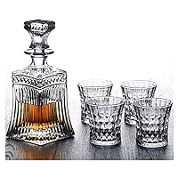Decanter Whiskey Decanter Wine Decanter Tumbler Glasses Whiskey Decanter Tumblers Decanters Whiskey Glasses And Decanter Set Non- Lead Crystal Alcohol Gift Idea For Bourbon Cocktail Vodka Cognac Whisk