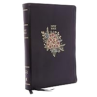 KJV Holy Bible: Super Giant Print with 43,000 Cross References, Deluxe Black Floral Leathersoft, Red Letter, Comfort Print: King James Version