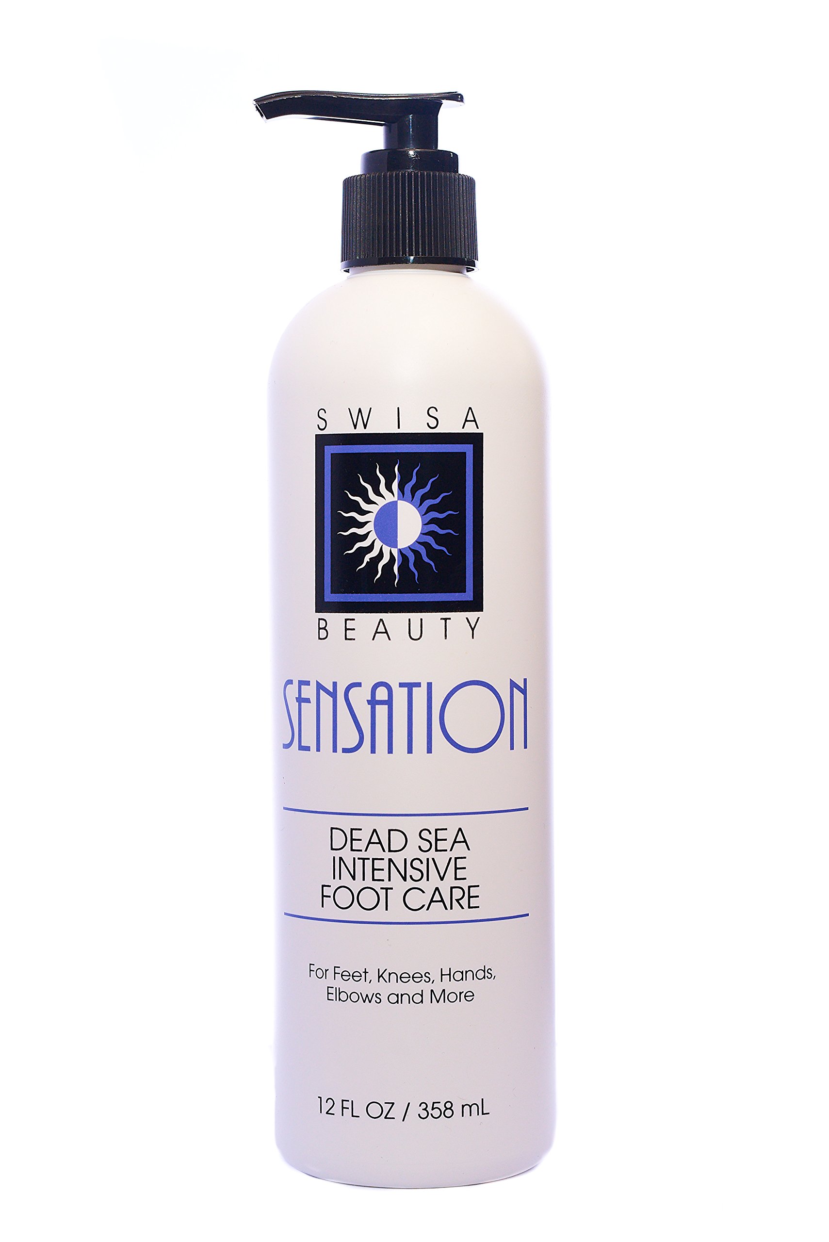 Swisa Beauty Dead Sea Intensive Foot Care Lotion - Contains Aloe Vera As The Base and Eucalyptus Oil For Deep Penetration