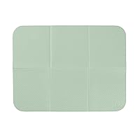 Ubbi On-The-Go Diaper Changing Baby Mat, Soft and Comfortable Diaper Bag Accessory Must Have for Newborns, Easy to Clean, Portable Folding Pad, Baby Traveling Accessories, Sage Green