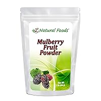 Z Natural Foods Mulberry Fruit Powder - Superfood Berry Supplement For Smoothies, Tea, Juice, Baked Goods, & Recipes - Raw, Vegan, Non GMO, Gluten Free, & Kosher - 1 lb