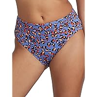 Freya Santiago Nights High-Waist Bikini Bottom S, Leopard