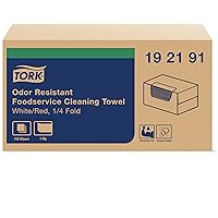 Tork unwanted smell Resistant Foodservice Cleaning Cloth White Self Dispensing, 1 x 150 Cloths, 192191