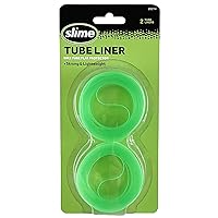 Slime 20274 Bike Tube Flat Protectors and Liners, Lightweight, fits 12-26 x 1.5″-2.125″, Flat Proof for 2 Tires