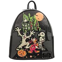 Disney 100 Halloween Trick or Treaters Glow-in-the-Dark Mini-Backpack - Entertainment Earth Exclusive