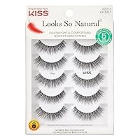 Kiss Looks So Natural Lashes Shy 5-Pairs (Pack of 3)