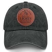 You'll Think of Me When The Lights Go Out Electrician Baseball Cap Retro Golf Cap Gifts for Grandma Who