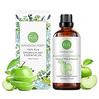 Rainbow Abby Apple Essential Oil 100ml/3.33oz - 100% Pure Premium Grade Aromatherapy Oil for Perfume, Diffuser, Soaps, Candles, Massage, Lotions