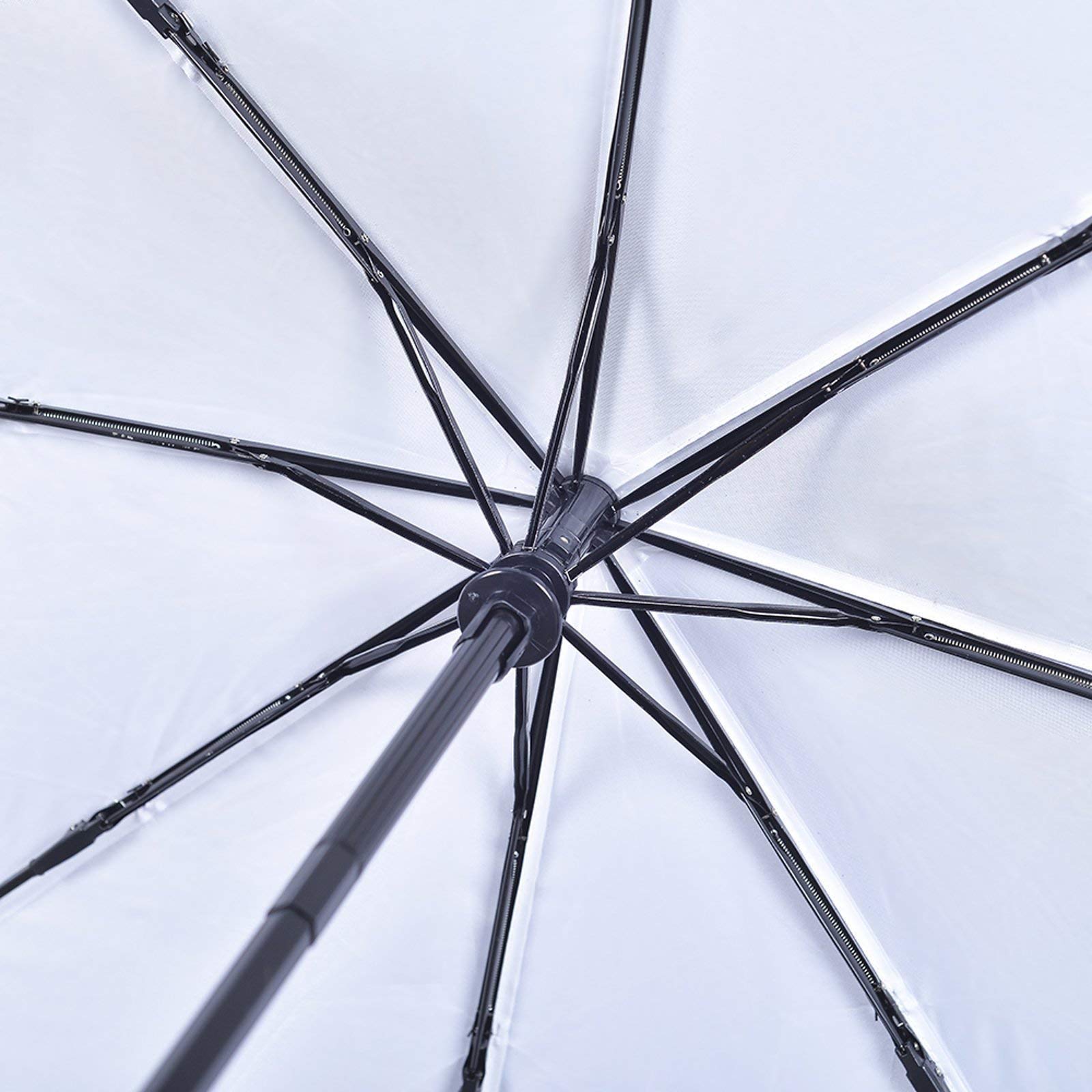 Folding Umbrellas for Rain Windproof Pastel Tones Plaid Geometric Pattern Lightweight Inverted Foldable Travel Umbrella