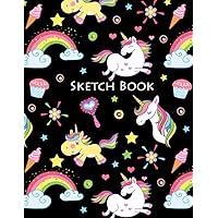 Sketch Book: I love Unicorns, Notebook for Drawing, Writing, Painting or Doodling for Kids , 110 Pages, 8.5x11 Sketch Book: I love Unicorns, Notebook for Drawing, Writing, Painting or Doodling for Kids , 110 Pages, 8.5x11 Paperback