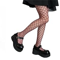 5 Pairs Sexy Red Tights Fishnet Stockings Fashion Women's Socks Casual Fishnets Tights Netting Stocking for Women Hosiery Leggings