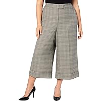 Anne Klein Women's Size Plus Cuffed Culotte Pants