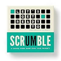 Brass Monkey Scrumble – Word Making Magnetic Fridge Game with Instruction Book