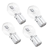 S2 12V Super Bright LED 6500K Headlight Bulb for Chinese Scooters ATV 50cc  150cc 250cc for Tao Znen Jonway Tank Baron etc 1-pack
