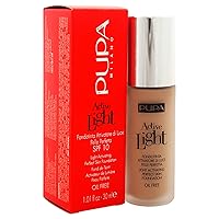 Pupa Milano Active Light Activating Perfect Skin SPF 10 Foundation, No. 030/Natural Beige, 1 Ounce