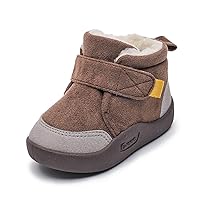 KUBUA Slippers for Toddler Boys Girls Indoor House Shoes Winter Warm Outdoor Kids Snow Boots
