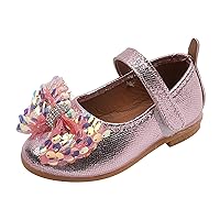 Shoes Toddler 7 Summer and Autumn Fashion Girls Casual Shoes Colorful Sequins Bow Flat Kids Boots Girls 12