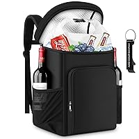 Backpack Coolers Insulated Leak Proof, 16qt Cooler Backpack Insulated Waterproof Thermal Bag, Portable Lightweight Beach Travel Camping Lunch Backpack for Men and Women