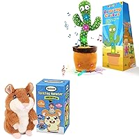 Ayeboovi Toddler Toys -Dancing Talking Cactus Repeats What You Say - Interactive Plush for Babies and Kids - Birthday Christmas New Year Gift for 2 3 4 5 6 Year Old Boys and Girls
