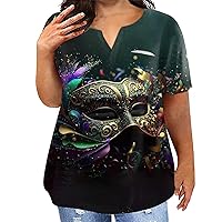 Fall Outfits for Women Christmas Vacation Shirt Womens Shirts Womens Shirts Shirts for Women Tops for Women Sexy Casual Blouses & Button-Down Shirts Black Shirt Long Sleeve Green 5XL